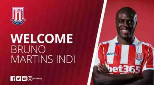 Update: Stoke City Completed Signing Martins Indi Permanently (Read Details)